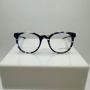 Alain Mikli A03063 008 Havana Blue Black Clear Womens Eyeglass Frames 43-19-140
